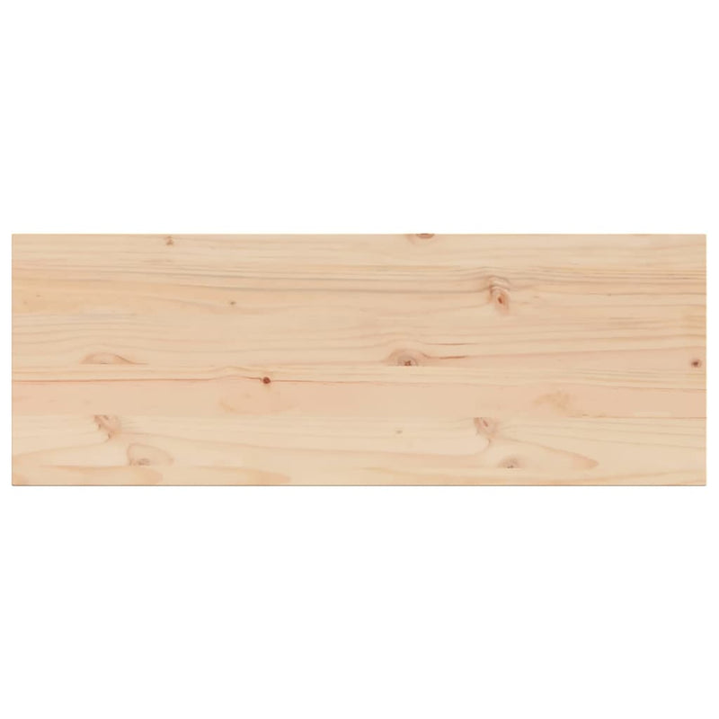 vidaXL tömör fenyőfa téglalap alakú asztallap 110 x 40 x 2,5 cm