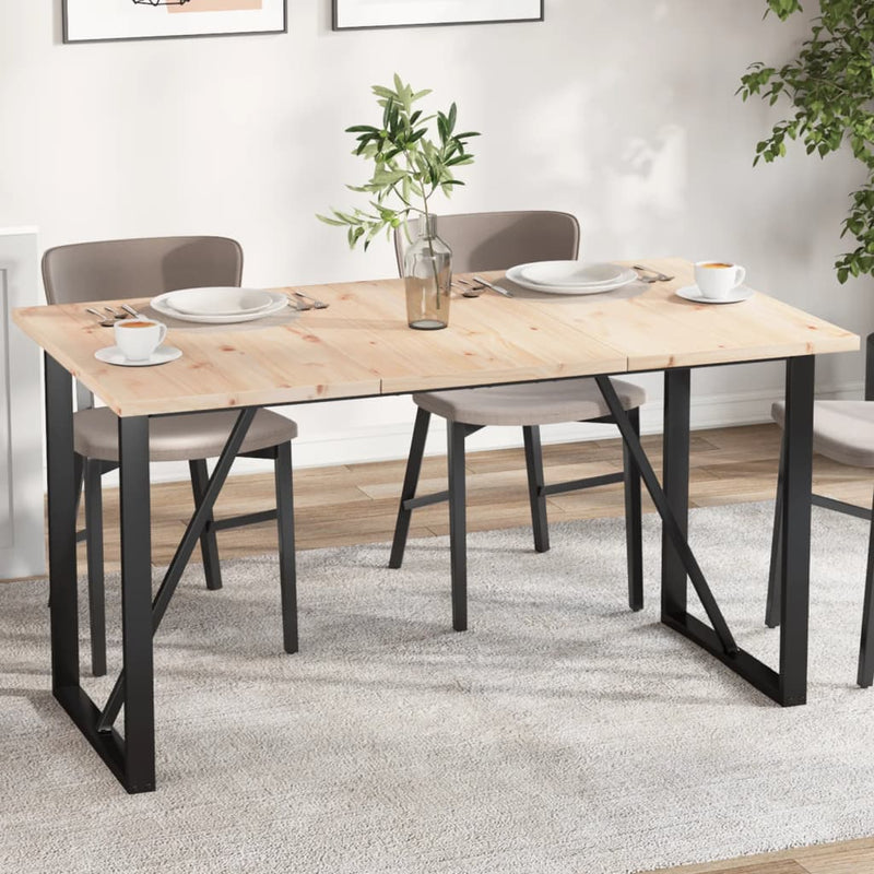 vidaXL 3 db tömör fenyőfa téglalap alakú asztallap 80 x 47 x 2,5 cm