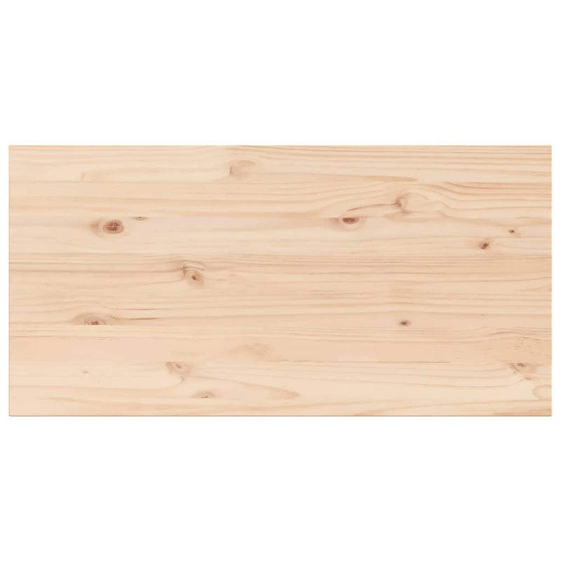 vidaXL 4 db tömör fenyőfa téglalap alakú asztallap 100 x 50 x 2,5 cm