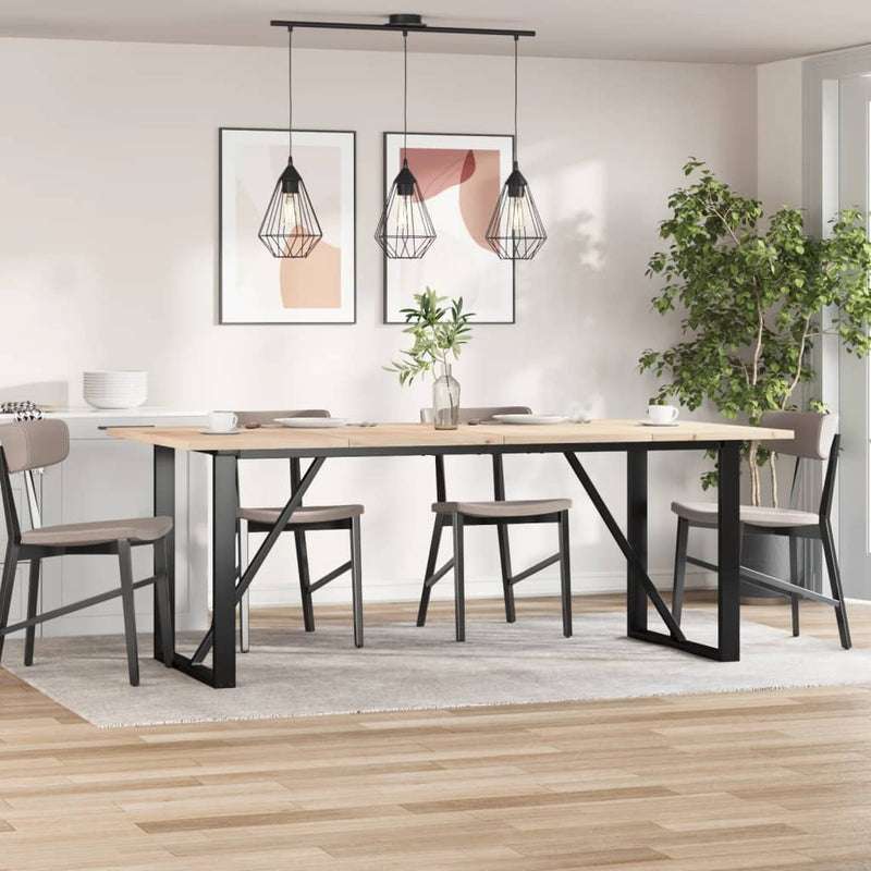 vidaXL 4 db tömör fenyőfa téglalap alakú asztallap 100 x 50 x 2,5 cm