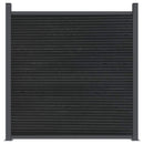 vidaXL szürke WPC kerítéspanel 353 x 186 cm