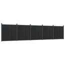 vidaXL szürke WPC kerítéspanel 872 x 186 cm