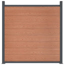 vidaXL barna WPC kerítéspanel 353 x 186 cm