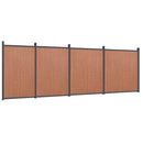 vidaXL barna WPC kerítéspanel 699 x 186 cm