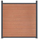 vidaXL barna WPC kerítéspanel 872 x 186 cm