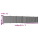 vidaXL barna WPC kerítéspanel 1045 x 186 cm