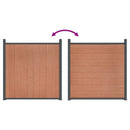 vidaXL barna WPC kerítéspanel 1391 x 186 cm