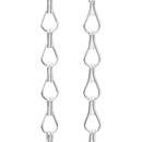 vidaXL alumínium láncos ajtószúnyogháló 56 x 202 cm