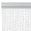 vidaXL alumínium láncos ajtószúnyogháló 90 x 220 cm