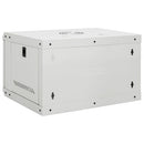 vidaXL 6U fali hálózati szekrény 19" IP20 53x40x30 cm