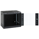 vidaXL 9U fali hálózati szekrény 19" IP20 53x40x45 cm