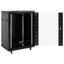 vidaXL 15U hálózati szekrény forgólábbal 19" IP20 60x45x86 cm