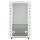 vidaXL 18U hálózati szekrény 19" forgó lábakkal IP20 60 x 60 x 100 cm