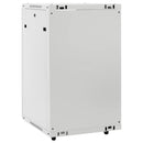 vidaXL 18U hálózati szekrény 19" forgó lábakkal IP20 60 x 60 x 100 cm