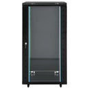 vidaXL 22U hálózati szekrény forgólábbal 19" IP20 60x60x120 cm