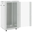 vidaXL 22U hálózati szekrény 19" forgó lábakkal IP20 60 x 60 x 120 cm