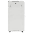 vidaXL 22U hálózati szekrény 19" forgó lábakkal IP20 60 x 60 x 120 cm
