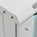 vidaXL 22U hálózati szekrény 19" forgó lábakkal IP20 60 x 60 x 120 cm