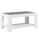 vidaXL fehér szerelt fa dohányzóasztal 93 x 53 x 45 cm
