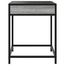 vidaXL szürke sonoma végtelen hatású LED-es dohányzóasztal 40x40x51 cm