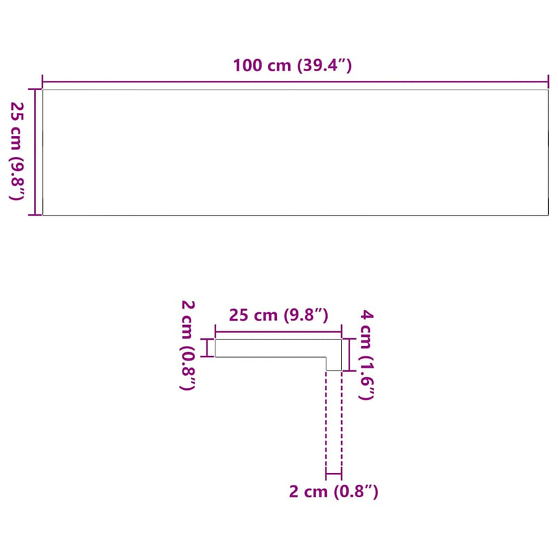 vidaXL 8 db tömör tölgyfa lépcsőfokok kezeletlen 100x25x2 cm