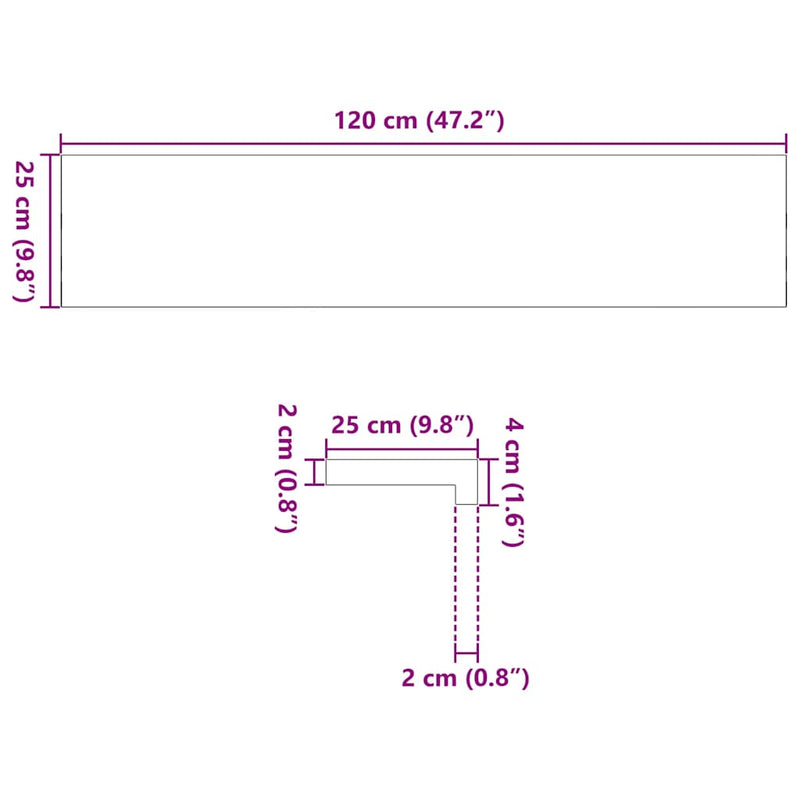 vidaXL 8 db tömör tölgyfa lépcsőfokok kezeletlen 120x25x2 cm