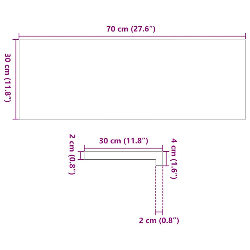 vidaXL 12 db tömör tölgyfa lépcsőfokok kezeletlen 70x30x2 cm