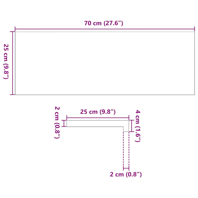 vidaXL 12 db tömör tölgyfa világosbarna lépcsőfokok 70x25x2 cm