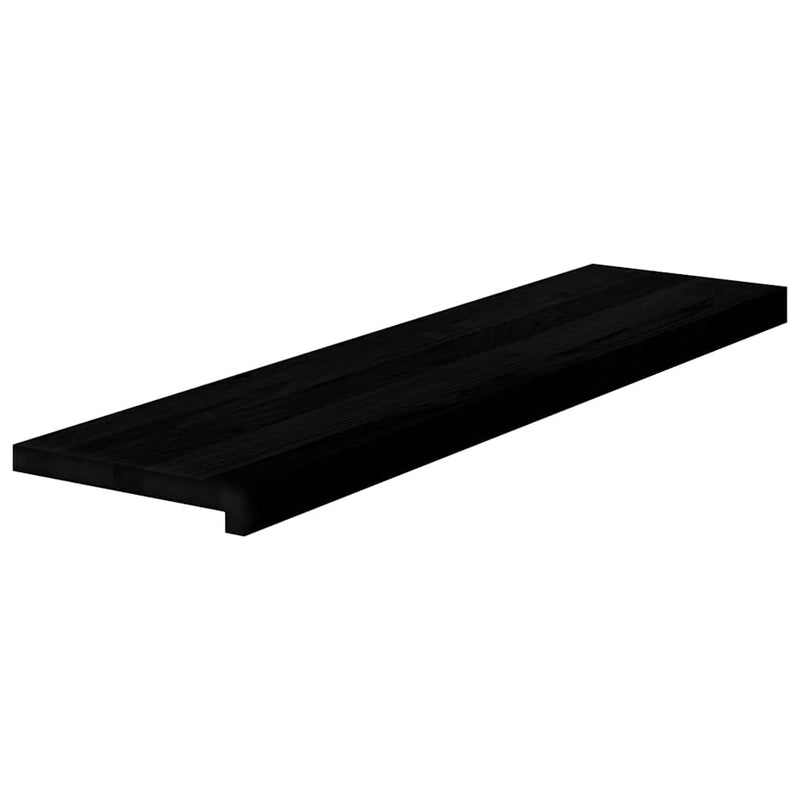 vidaXL lépcsőfokok 4 db Sötétbarna 100x25x2 cm tömör fa tölgyfa