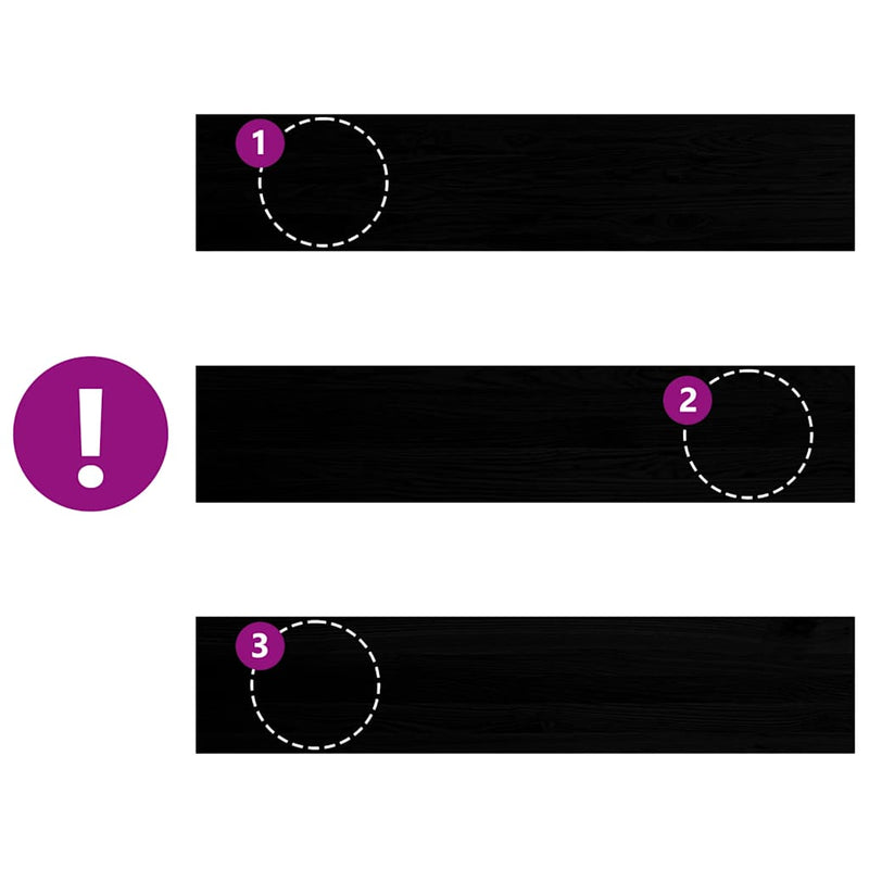 vidaXL lépcsőfokok 4 db Sötétbarna 120x25x2 cm tömör fa tölgyfa