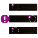 vidaXL lépcsőfokok 12 db Sötétbarna 100x25x2 cm tömör fa tölgyfa