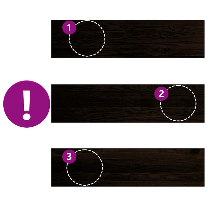 vidaXL lépcsőfokok 12 db Sötétbarna 100x25x2 cm tömör fa tölgyfa