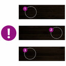 vidaXL lépcsőfokok 12 db Sötétbarna 80x30x2 cm tömör fa tölgyfa