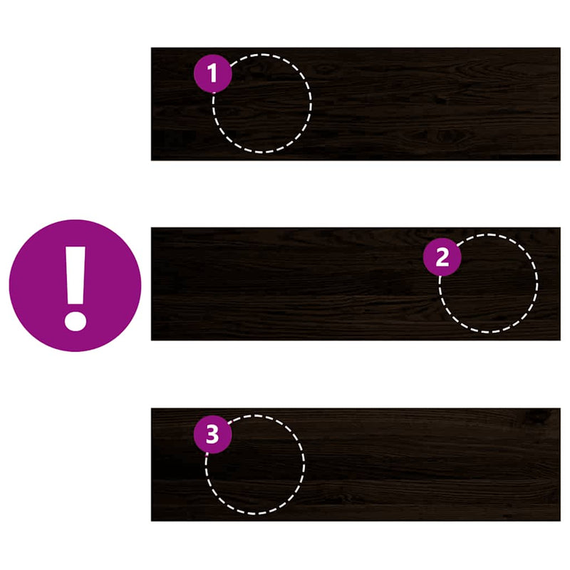 vidaXL lépcsőfokok 12 db Sötétbarna 90x30x2 cm tömör fa tölgyfa