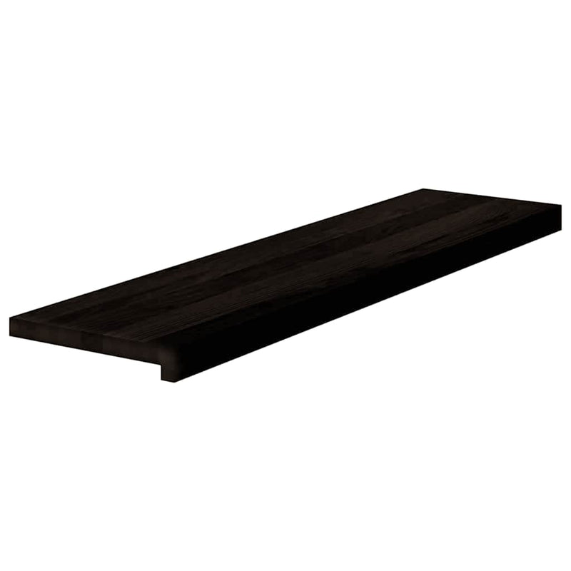 vidaXL lépcsőfokok 16 db sötétbarna 100x25x2 cm tömör fa tölgyfa