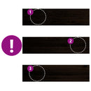 vidaXL lépcsőfokok 16 db sötétbarna 100x25x2 cm tömör fa tölgyfa