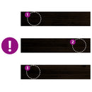 vidaXL lépcsőfokok 16 db sötétbarna 120x25x2 cm tömör fa tölgyfa