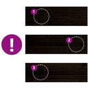 vidaXL lépcsőfokok 16 db sötétbarna 80x30x2 cm tömör fa tölgyfa