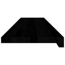 vidaXL lépcsőfokok 20 db Sötétbarna 110x25x2 cm tömör fa tölgyfa