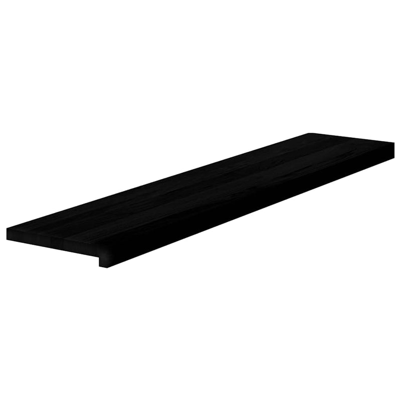 vidaXL lépcsőfokok 2 db sötétbarna 120x30x2 cm tömör fa tölgyfa