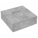 vidaXL betonszürke szerelt fa dohányzóasztal 100x100x40 cm