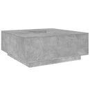 vidaXL betonszürke szerelt fa dohányzóasztal 100x100x40 cm