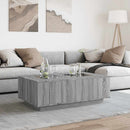 vidaXL sonoma végtelen hatású LED-es dohányzóasztal 116 x 69 x 40 cm