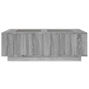 vidaXL sonoma végtelen hatású LED-es dohányzóasztal 116 x 69 x 40 cm
