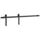 vidaXL Tolószekrény ajtókészlet 91 cm szénacél