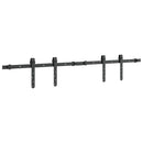 vidaXL Tolószekrény ajtókészlet 122 cm szénacél