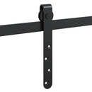 vidaXL Tolószekrény ajtókészlet 122 cm szénacél