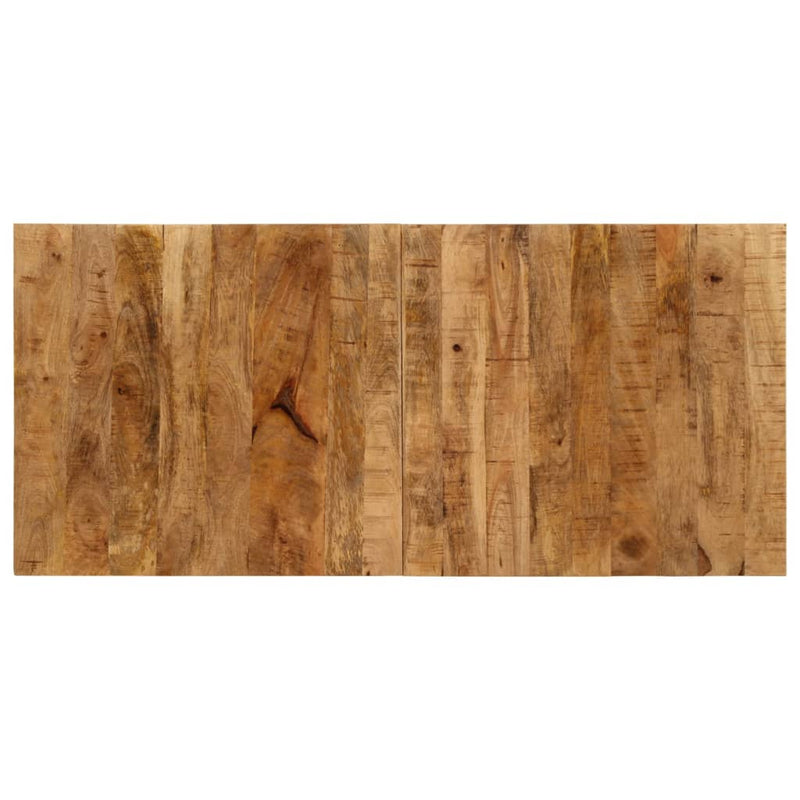 vidaXL piros és barna tömör mangófa traktor bárasztal 55x120x107 cm