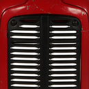 vidaXL piros és barna tömör mangófa traktor bárasztal 55x120x107 cm