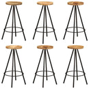 vidaXL 7 részes tömör mangófa bárszett